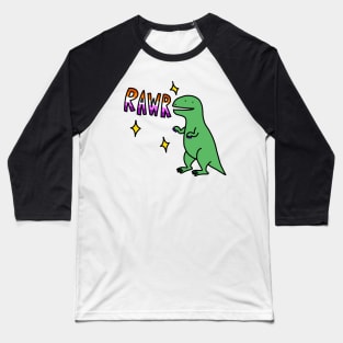 Rawr lesbian dinosaur Baseball T-Shirt